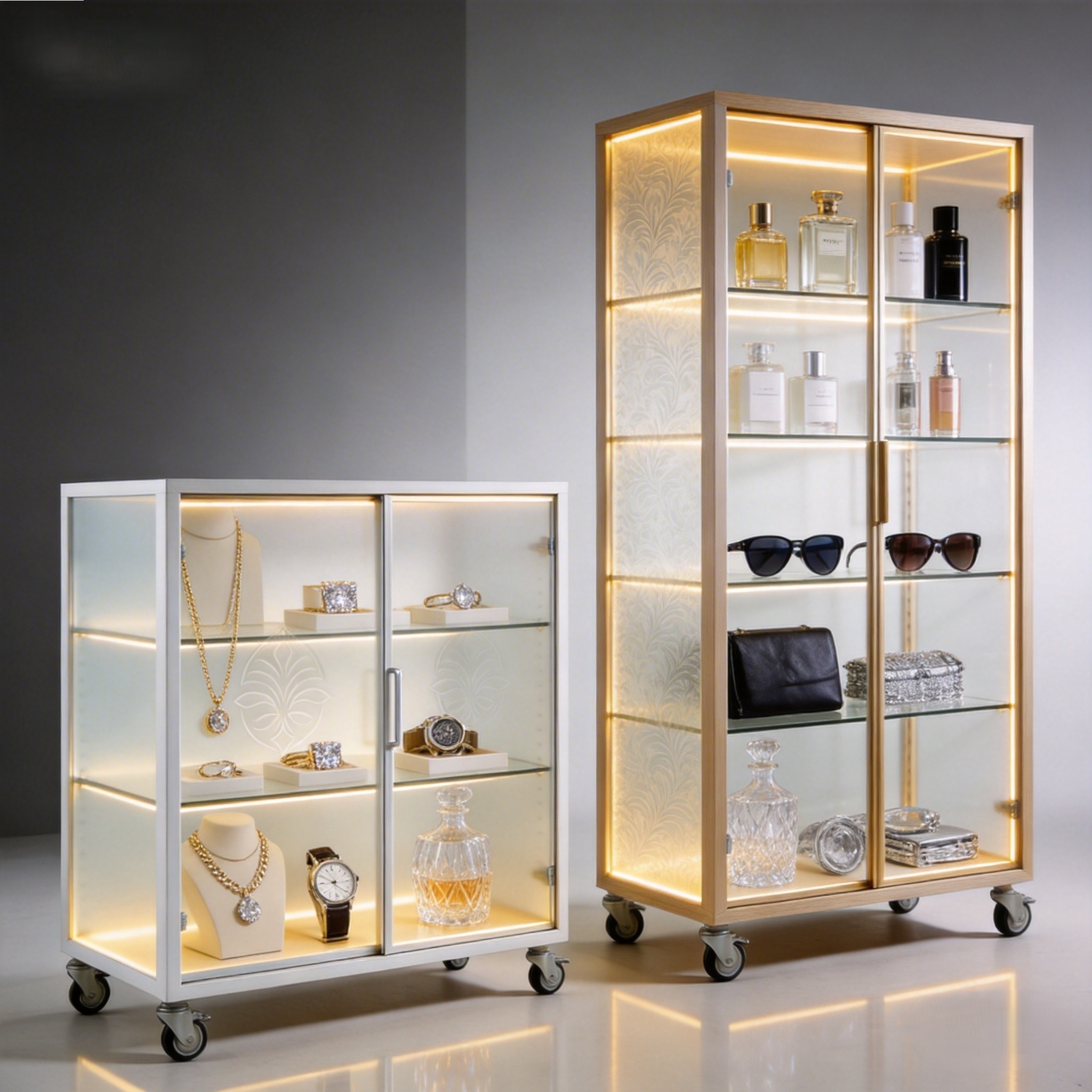 Frosted Glass Cabinet